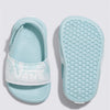 Vans - Kids La Costa Slide-On Shoes, Color Blue/White, Size: 2 M US Little Kid