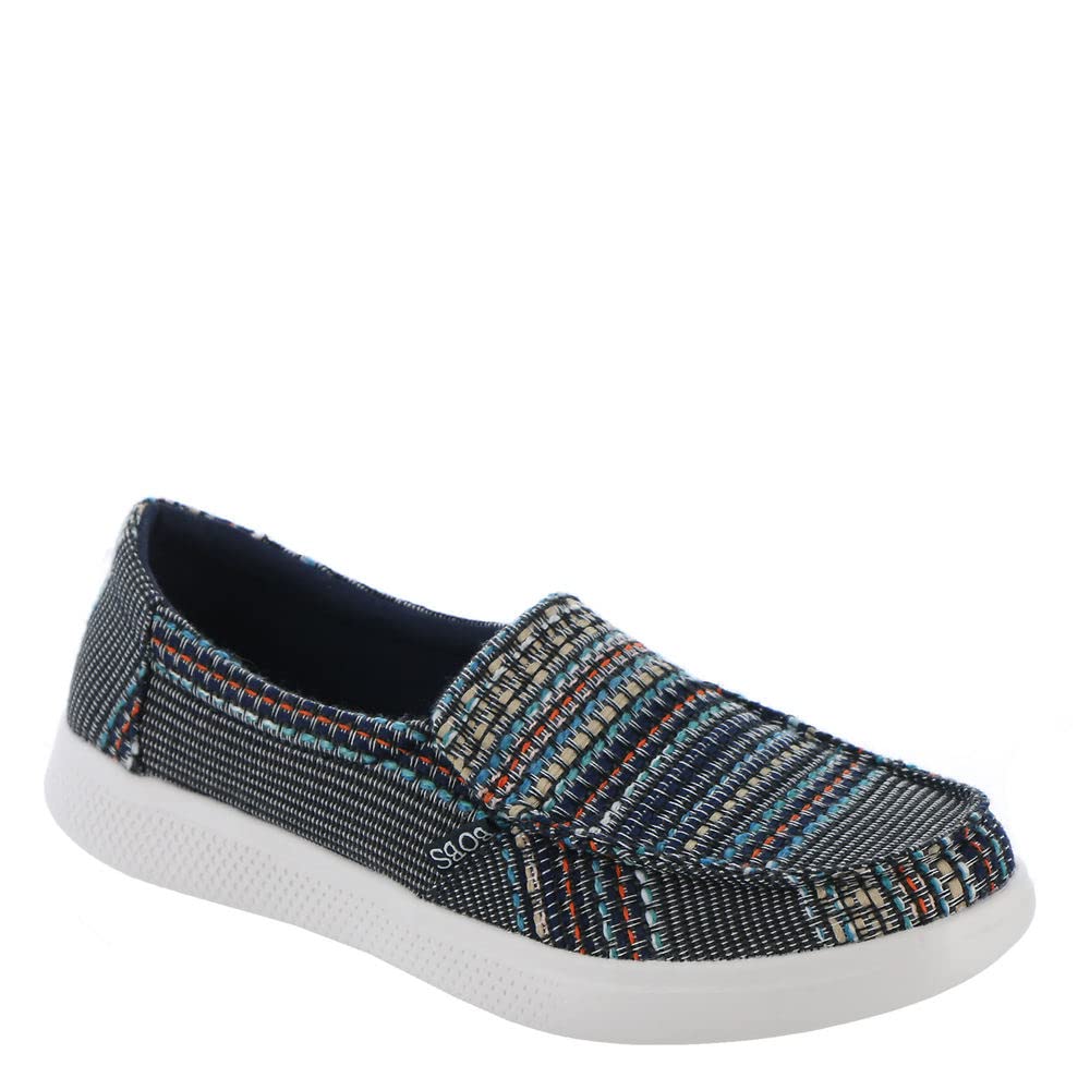 Skechers Bobs SkipperBeach Crush Slipon Womens Slip On 75 BM US NavyMulti