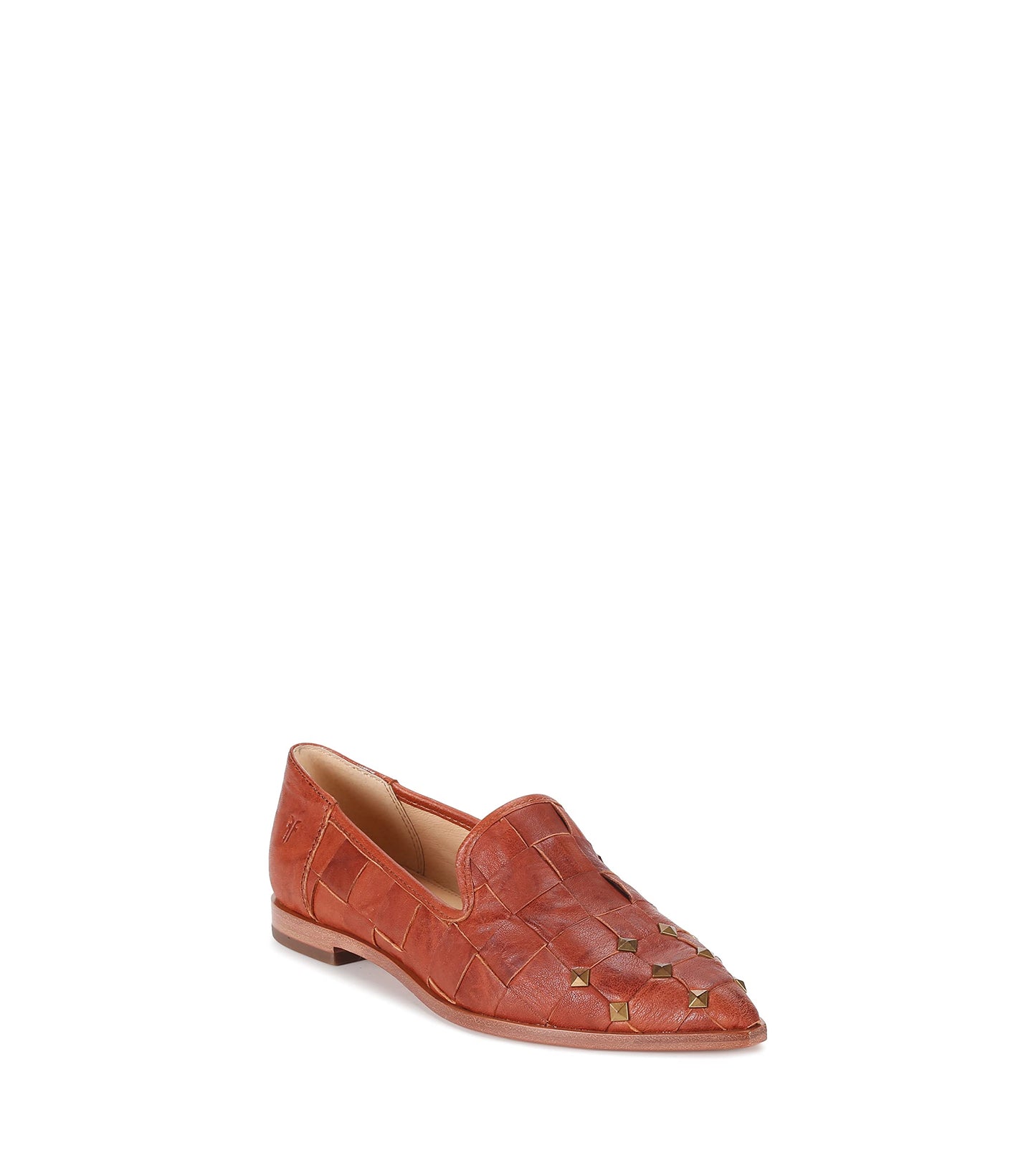 Frye Women's FR40392 Kenzie Studded, Cognac - 7.5M