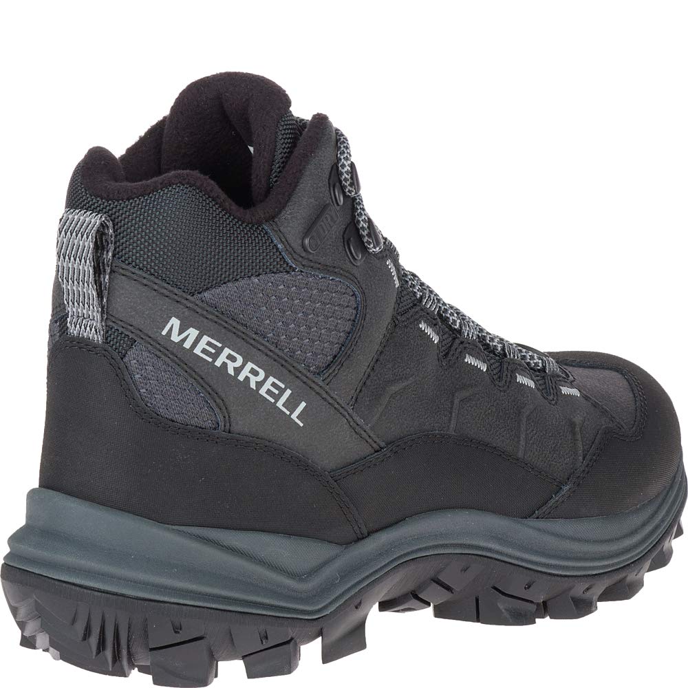 Merrell Women's Thermo Chill Mid Waterproof Snow Boot, BLACK, 7.5 Medium
