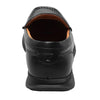 Florsheim Montigo Moc Toe Venetian Loafer Black Smooth Leather/Black Sole 8.5 M (D)