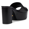 Stuart Weitzman Squarehigh Platform 95 Slide Black 9 B