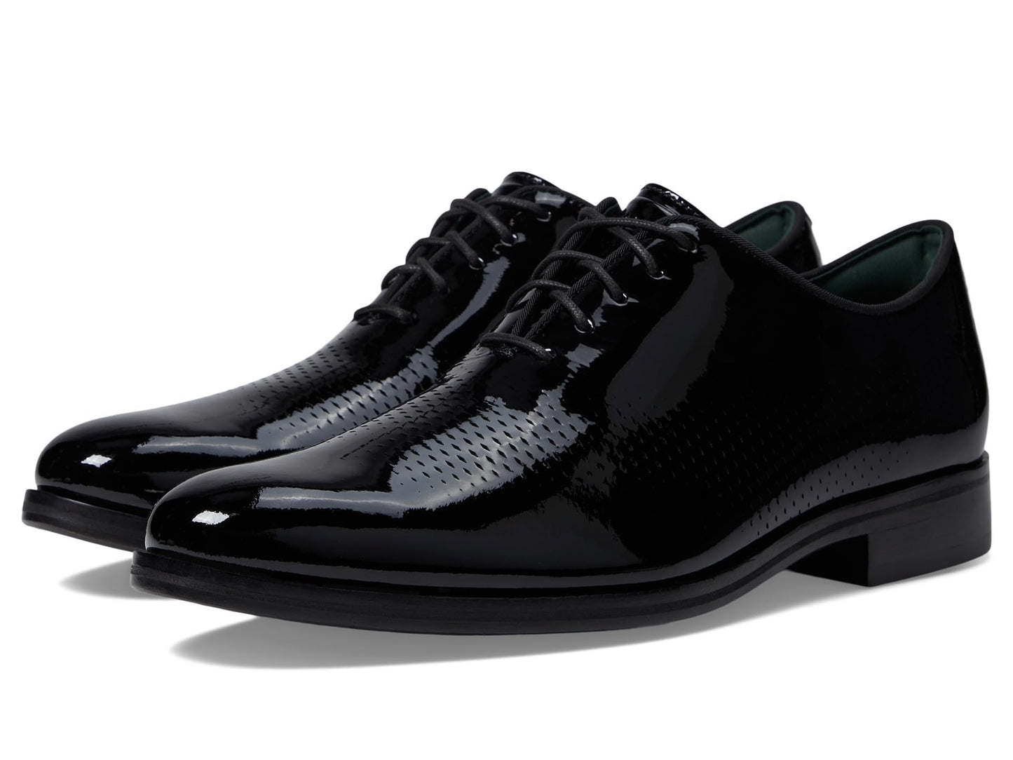 Cole Haan Washington Grand Laser Wing Oxford Black Patent 8 D (M)