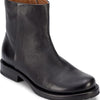 Frye Veronica Inside Zip Booties for Women - Premium Leather, Goodyear Welt, Leather Lining, Rubber Sole - 6' Shaft Height, Black (Pallio) - 7 M