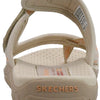 Skechers Women's Reggae Trailway Flip Flop, Dark Natural, 6.5 M US