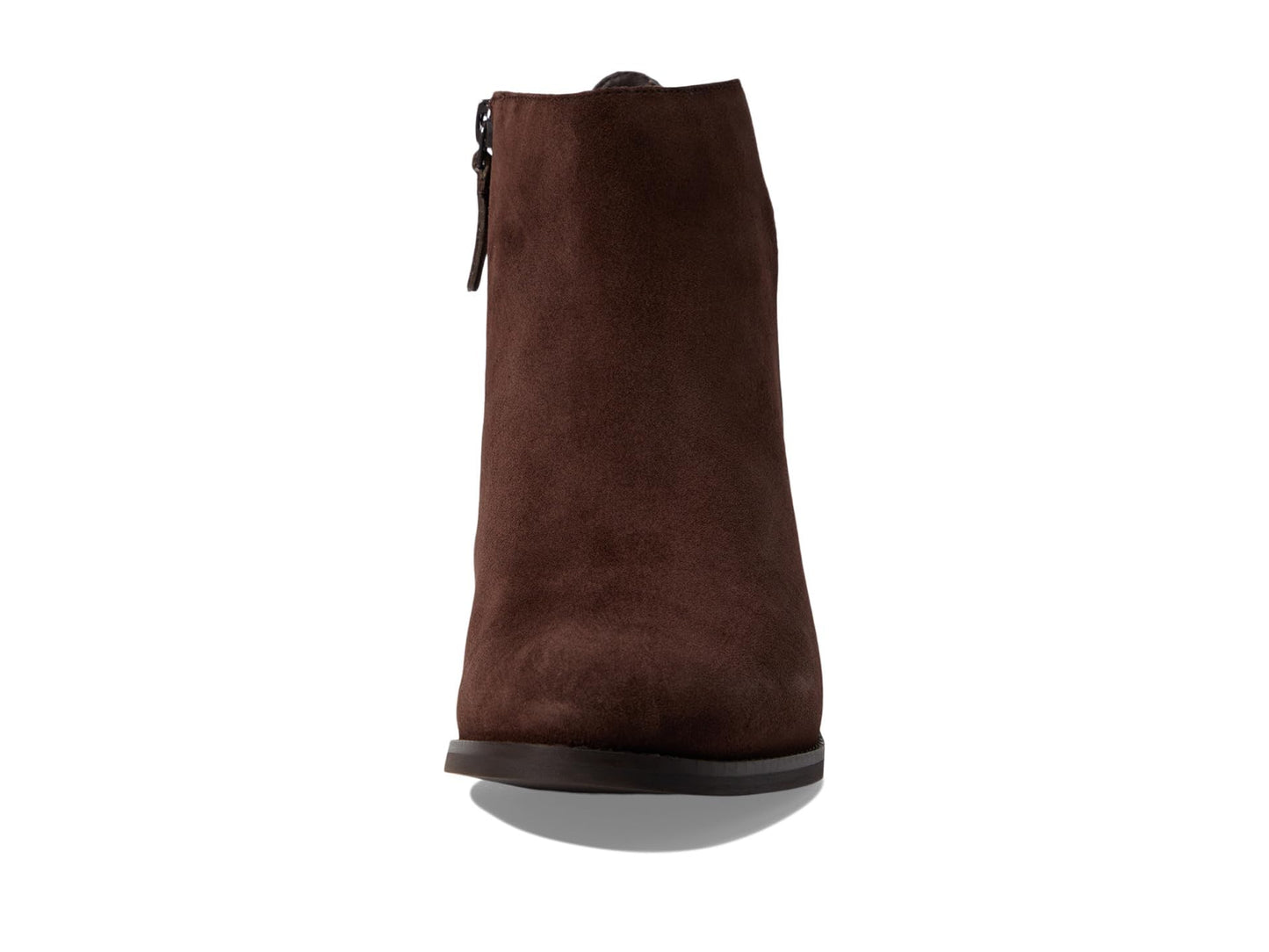 Cole Haan WOMENS HOLIS BUCKLE BOOTIE, DARK CHOCOLATE SUEDE, 6.5 B US