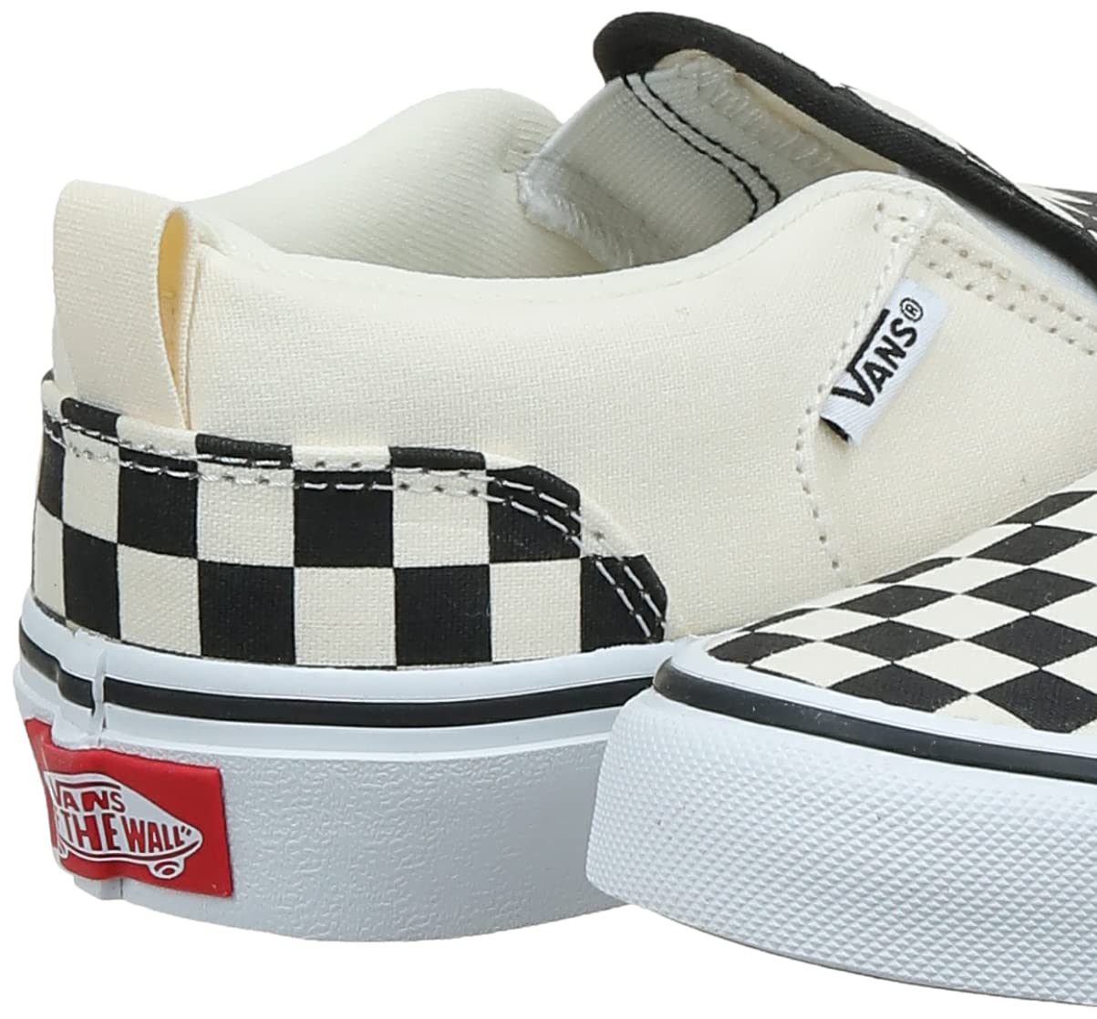 Vans Asher Trainers, Checkers Black Natural, 5 US Unisex Big Kid