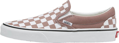 Vans - Unisex Classic Slip-On Shoes, Color Color Theory Checkerboard Antler, Size: 5.5 M US Mens / 7 M US Womens