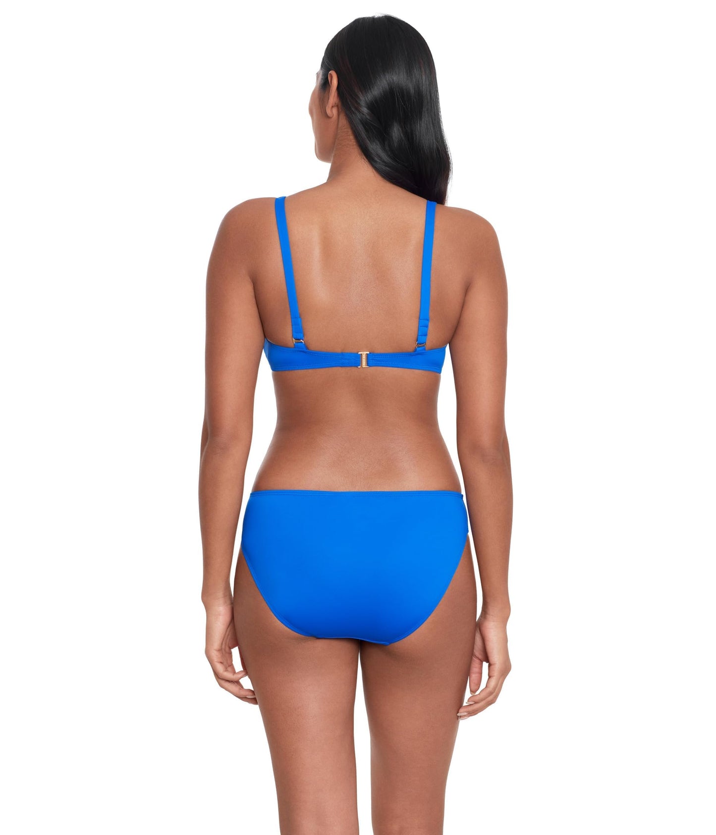 Lauren Ralph Lauren Womens Beach Club Solids Ring Side Hipster Blue 8