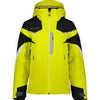 Obermeyer Kids Mach 13 Jacket for Little and Big Kids - Front Zipper Closure With Removable Hood, Cute and Trendy Jacket Electrify MD (10-12 Big Kid) One Size