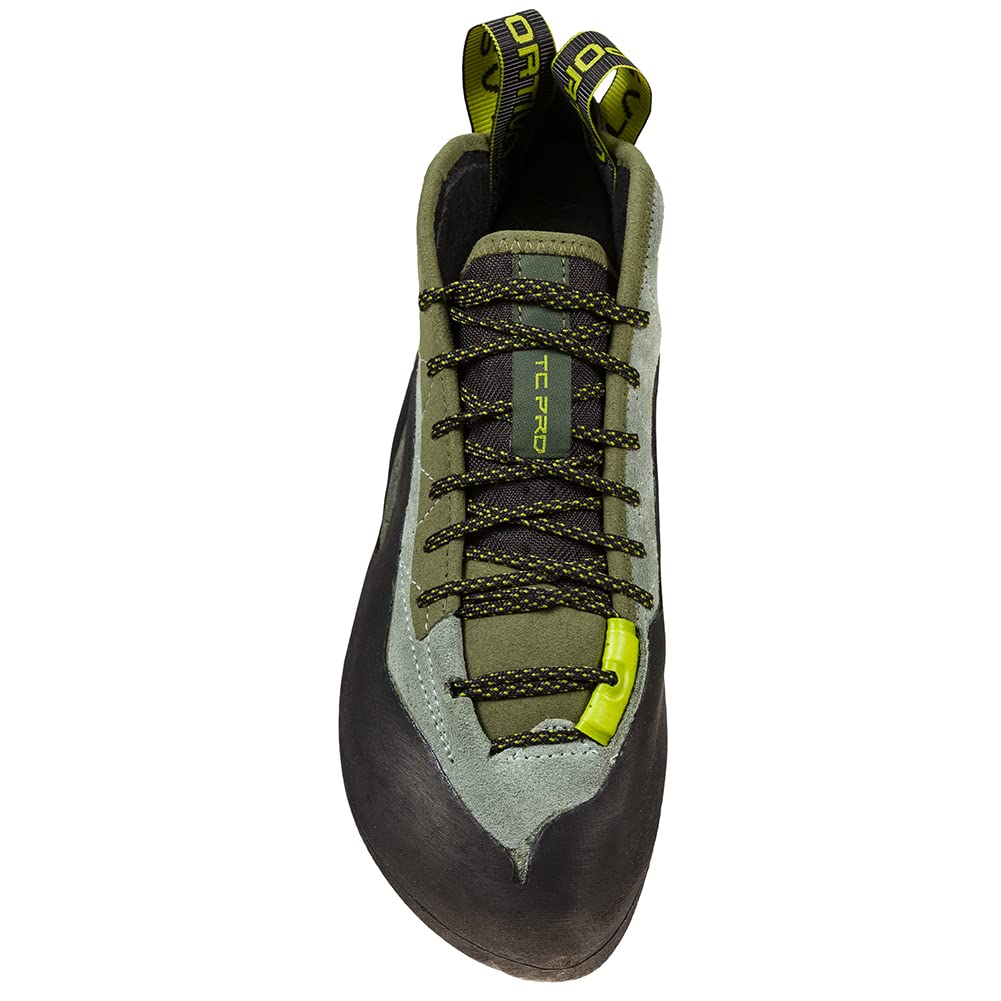 La SportivaMens TC Pro Rock Climbing Shoes, Olive 2, 5 US (Equivalent to 37 EU)