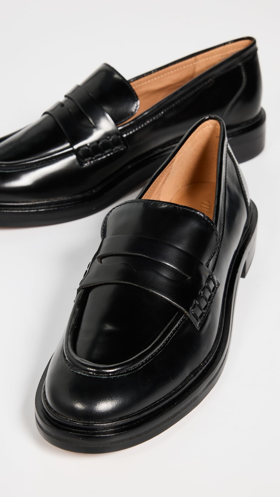 Madewell Women's The Vernon Loafers, True Black, 9 Medium US