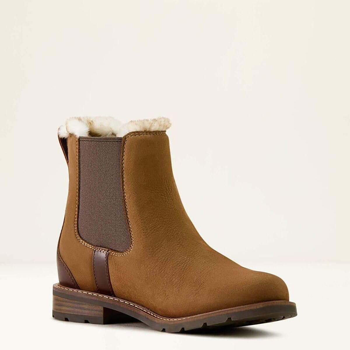 ARIAT, Women's, Wexford Sherpa Waterproof, Amber Brown, 9, Medium