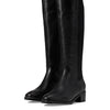 Blondo Women's Starling Waterproof Women's Comfortable Fashion Boot, Black Leather, 7.5