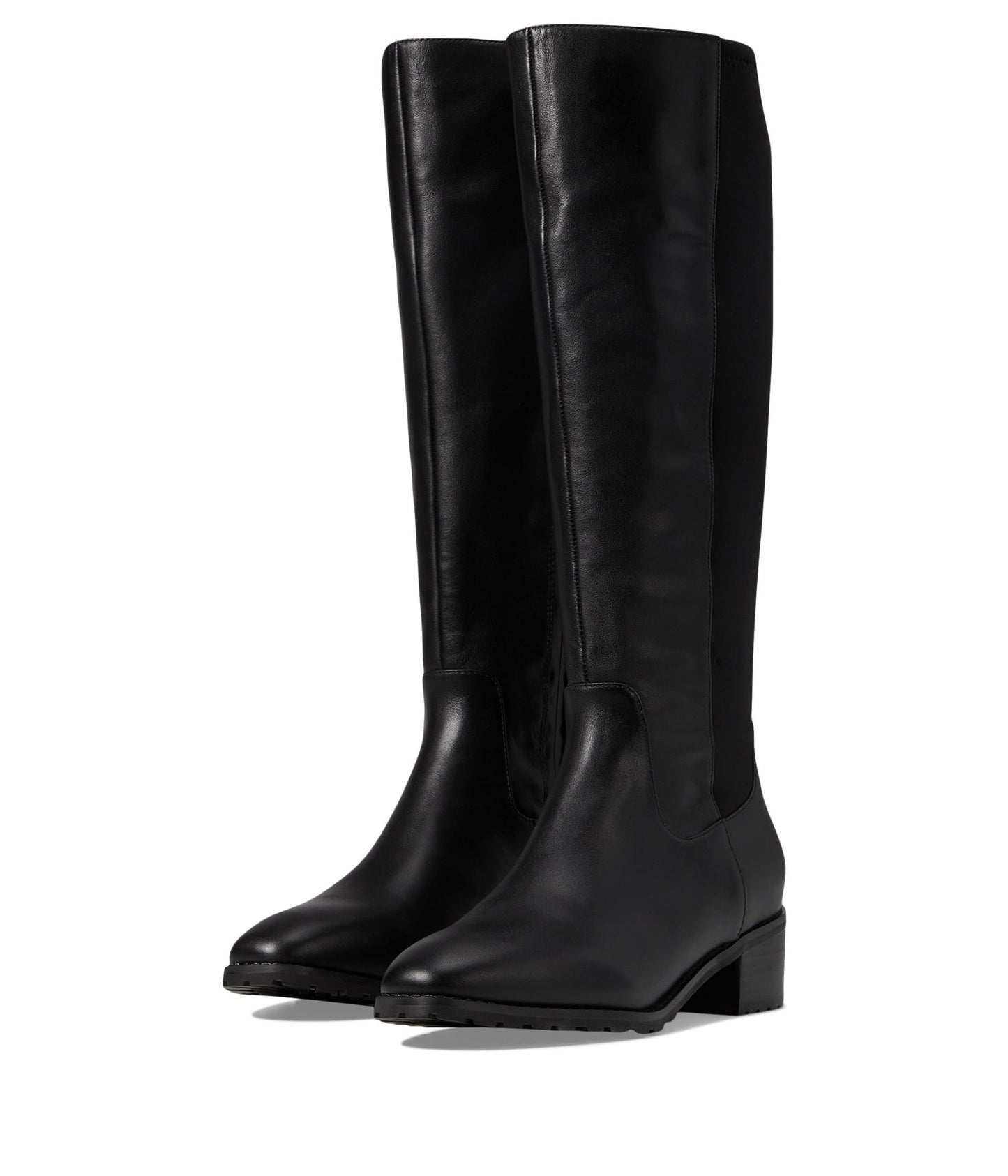 Blondo Women's Starling Waterproof Women's Comfortable Fashion Boot, Black Leather, 7.5