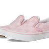 Vans Unisex Classic Slip-On Little Kid Satin Rose Pink/White 1.5 Medium