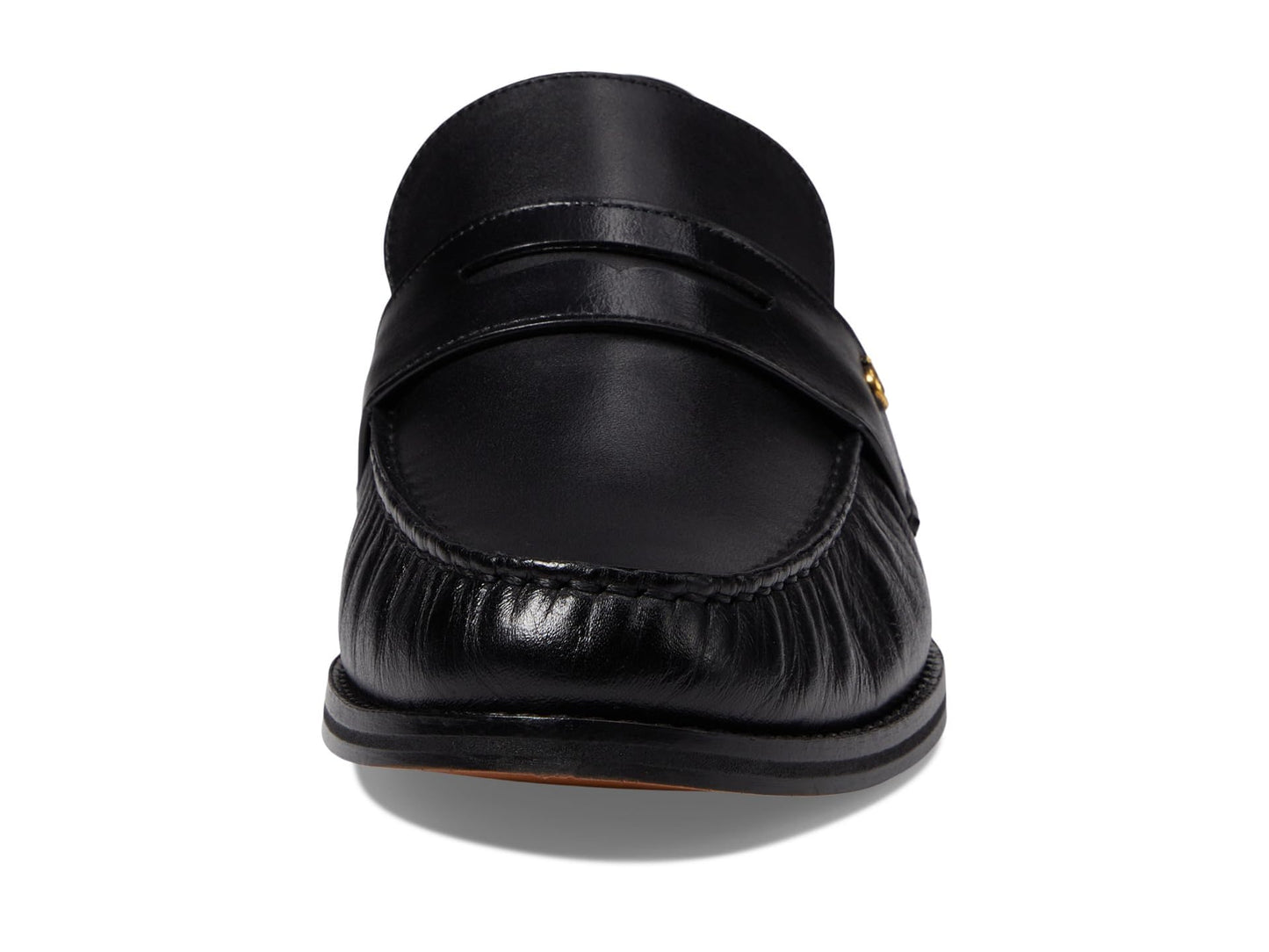 Cole Haan Women's Lux Pinch Penny Loafers, Scarab Leather, 9.5 Wide