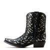 ARIAT Women's Valentina Western Boot, Black Jasper/Platinum, 7
