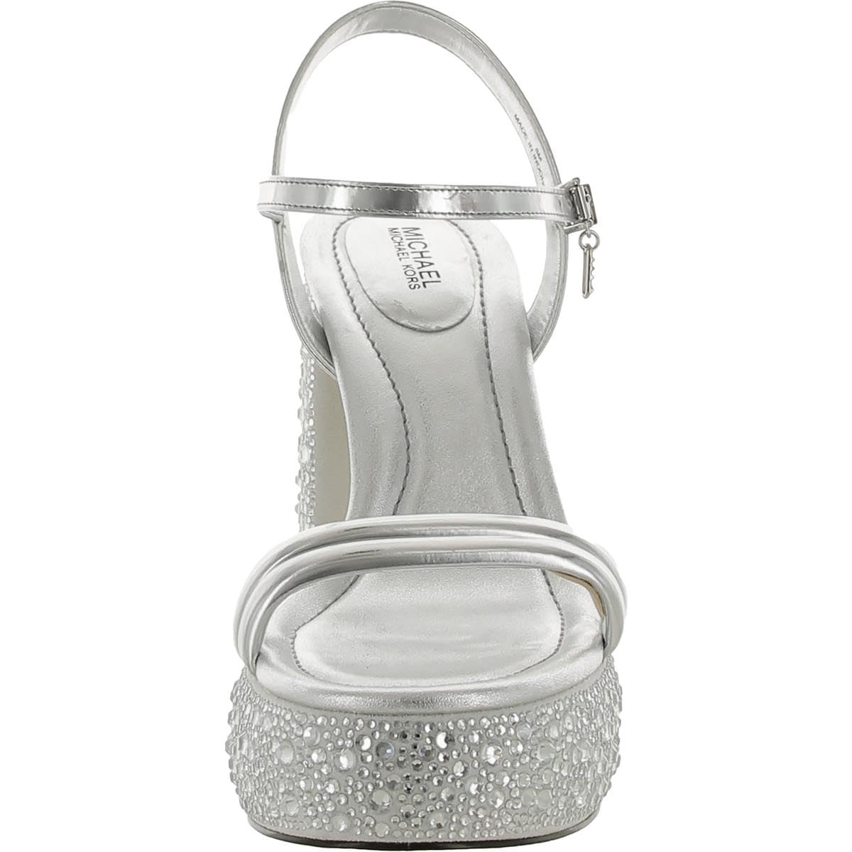 Michael Kors Laci Platform Sandal Silver 6.5 M