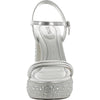 Michael Kors Laci Platform Sandal Silver 7 M