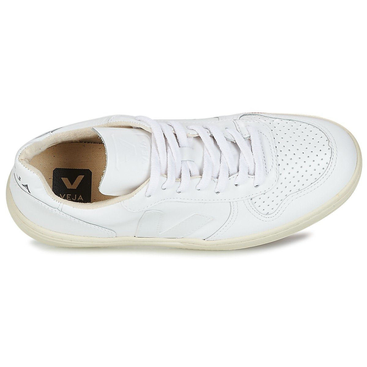 Veja-Women's V-10 Lace Up Sneakers, Extra White, 5 Medium US