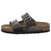 Birkenstock Arizona SFB Mules/Clogs Women Gold Mules Shoes, Grey Metallic Anthracite, 41