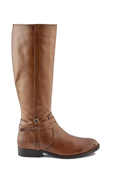Frye Women's Melissa Belted Tall Knee High Boot, Black - 7M