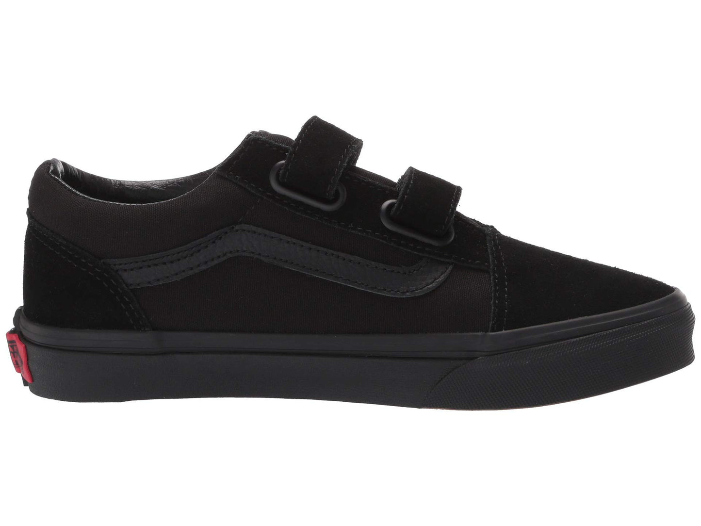 Vans Old Skool V Junior/Big Kids Shoes Sneakers Boys/Girls (Black/Black, 6, Numeric_6)