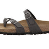Birkenstock Womens Mayari Birko-Flor Flip Flop Summer Sandals - Anthracite -7-7.5