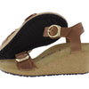 Birkenstock Women's Soley Ring-Buckle Oiled Leather in Cognac