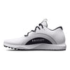 Under Armour Men's Charged Draw 2 Spikeless Cleat, (100) White/Black/Black, 8, US