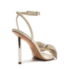 SCHUTZ Women's Mila Heeled Sandal, Pearl, 8.5