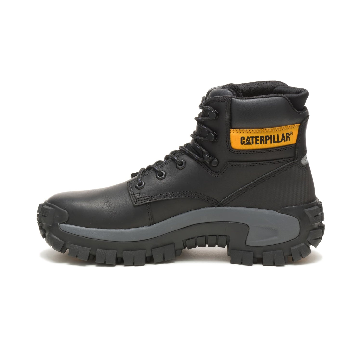 Cat Footwear Men's Invader Hi Steel Toe Construction Boot, Black, 11 W