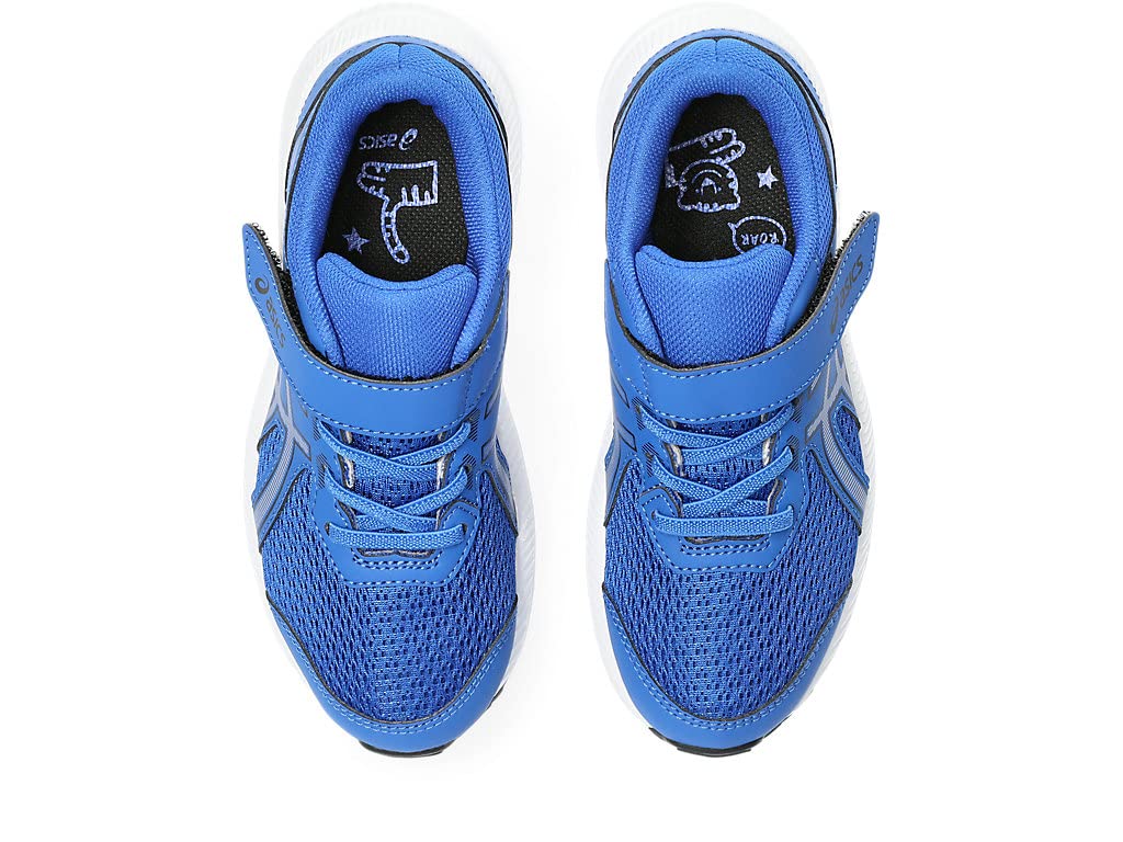 ASICS Kid's Contend 8 Pre-School Running Shoes, 3, Illusion Blue/Pure Silver