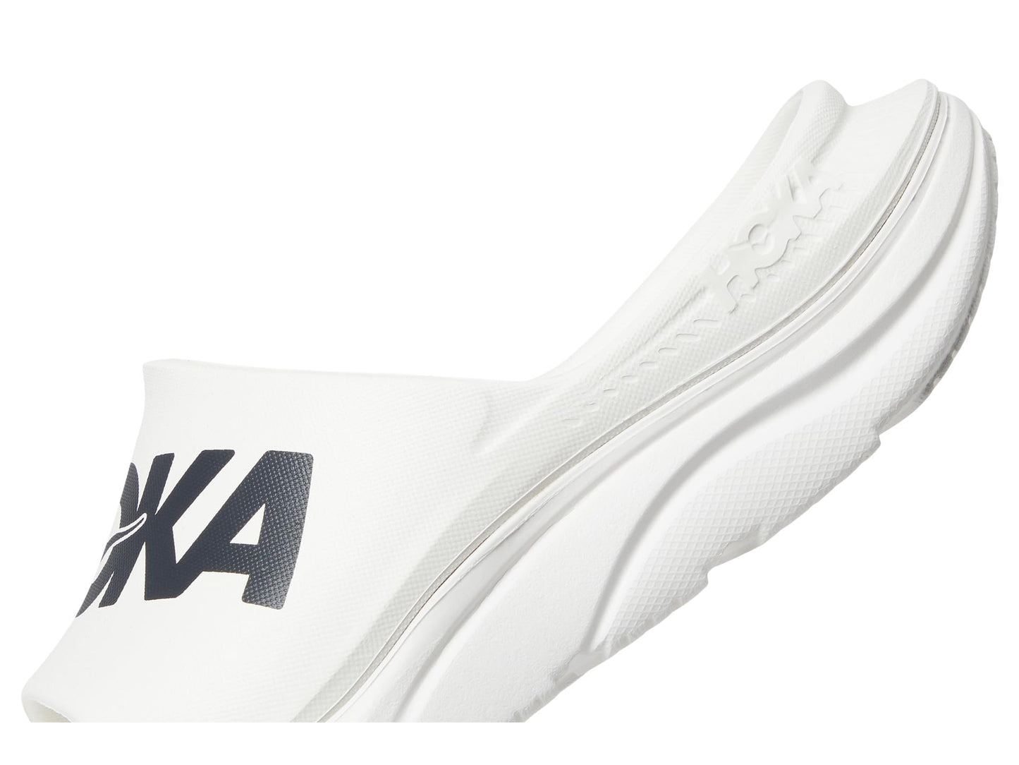 Hoka Unisex Ora Athletic Slide White/Black Men's 6, Women's 8 Medium