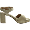 Madewell Daphne Platform Heel Suede for Women - Open Square Toe with Block Heel Construction, and Stylish Block Heels Earthen Sand 10 M