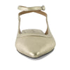 Free People Womens Jules Point Flat, Gold, 8 Medium