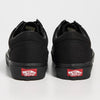 Grade School Vans Old Skool Canvas Shoes - Black/ White