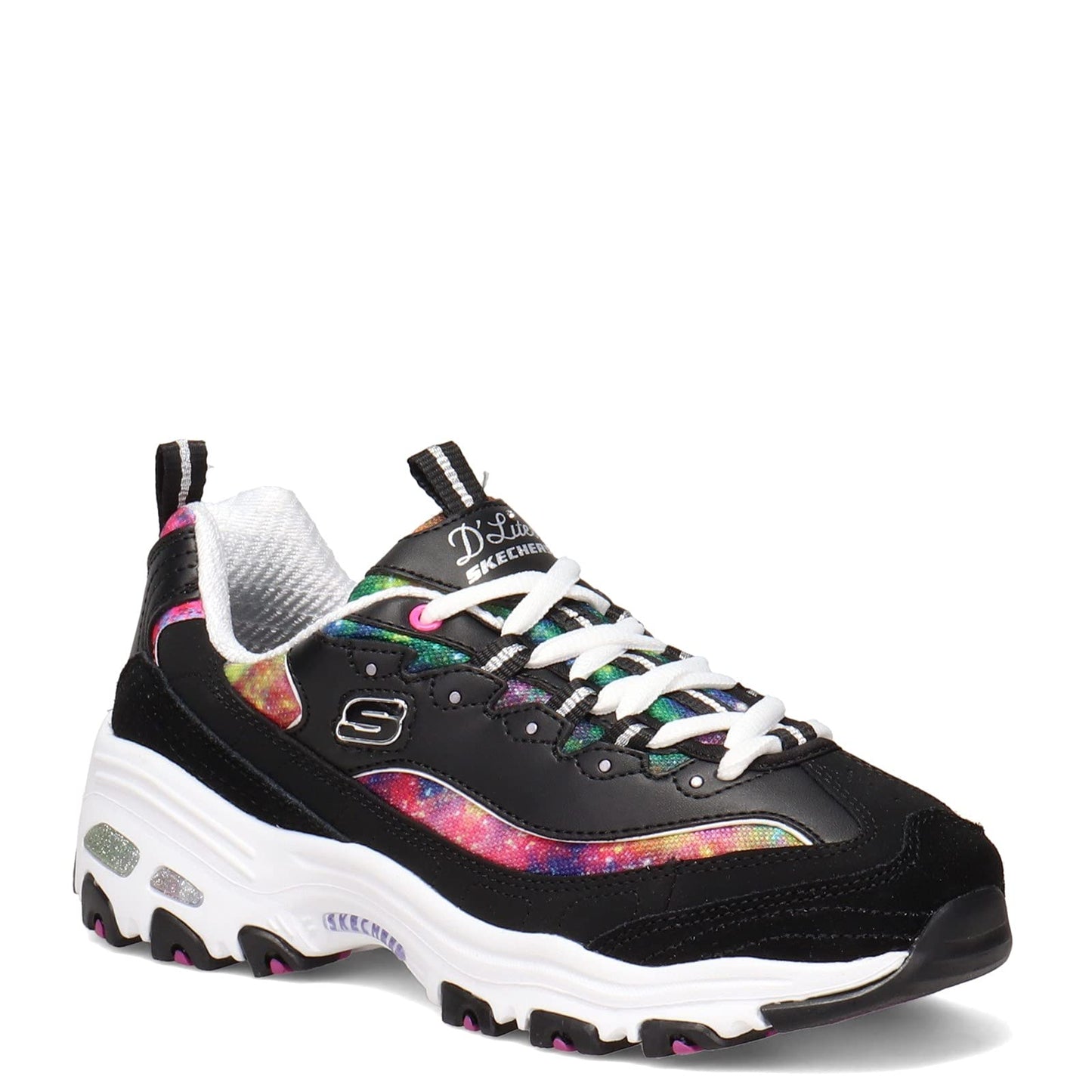 Skechers womens D'lites-galaxy Fantasy Sneaker, Bkmt, 8.5 US