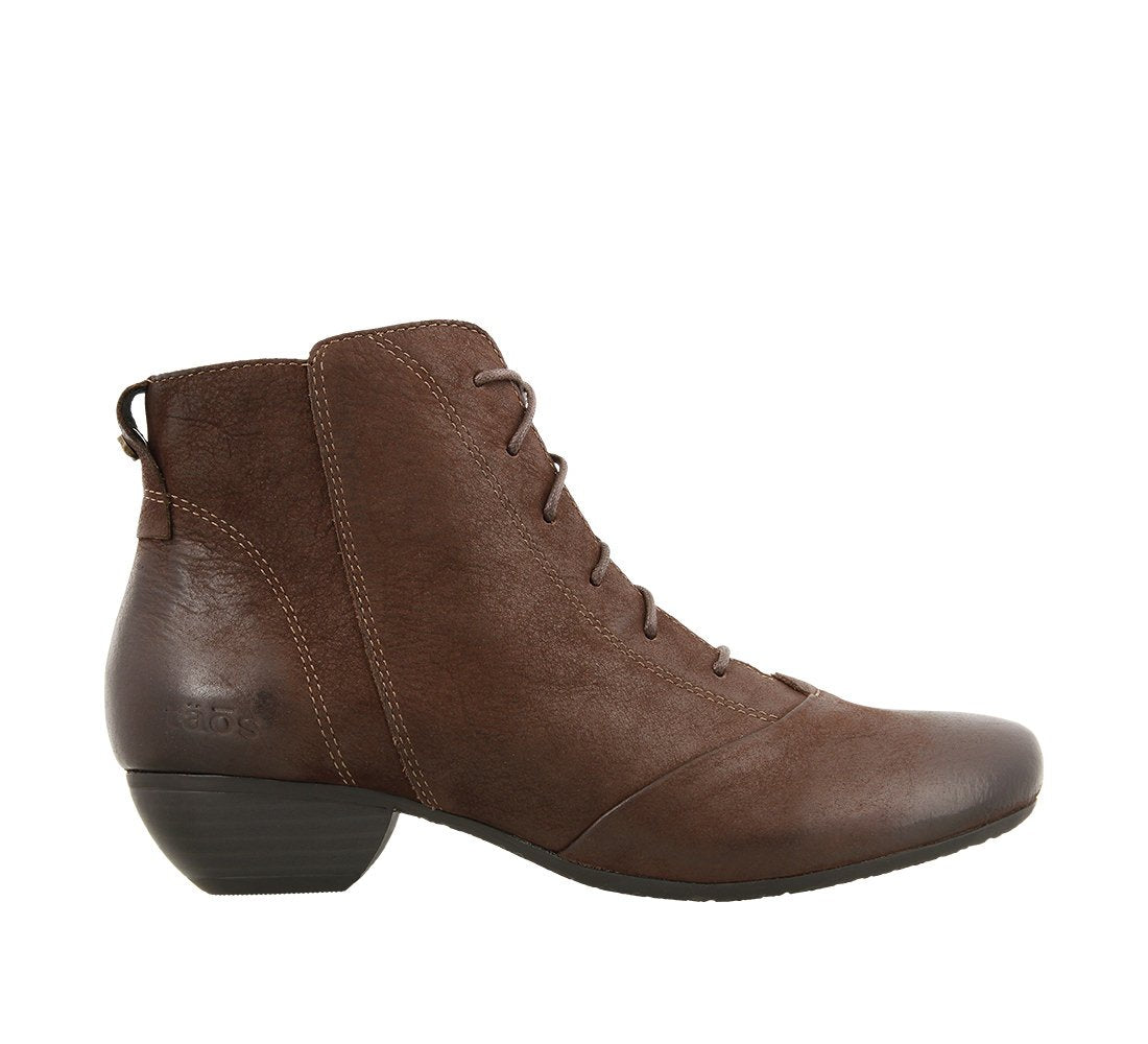 Taos Footwear Women's Impulse Chocolate Oiled Boot 6 B (M) US