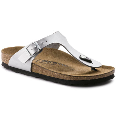 Birkenstock Gizeh - Silver Birko-Flor EU 36 Narrow