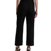 Lauren Ralph Lauren Women's Double-Faced Stretch Cotton Ankle Pants, Black, 14, 24.5