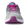 Saucony Cohesion 14 Lace to Toe Running Shoe, Grey/Magenta/Turq, 1.5 US Unisex Big Kid