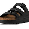 Birkenstock Female Papillio by Birkenstock Florida Platform - Vegan Black Women 7-7.5