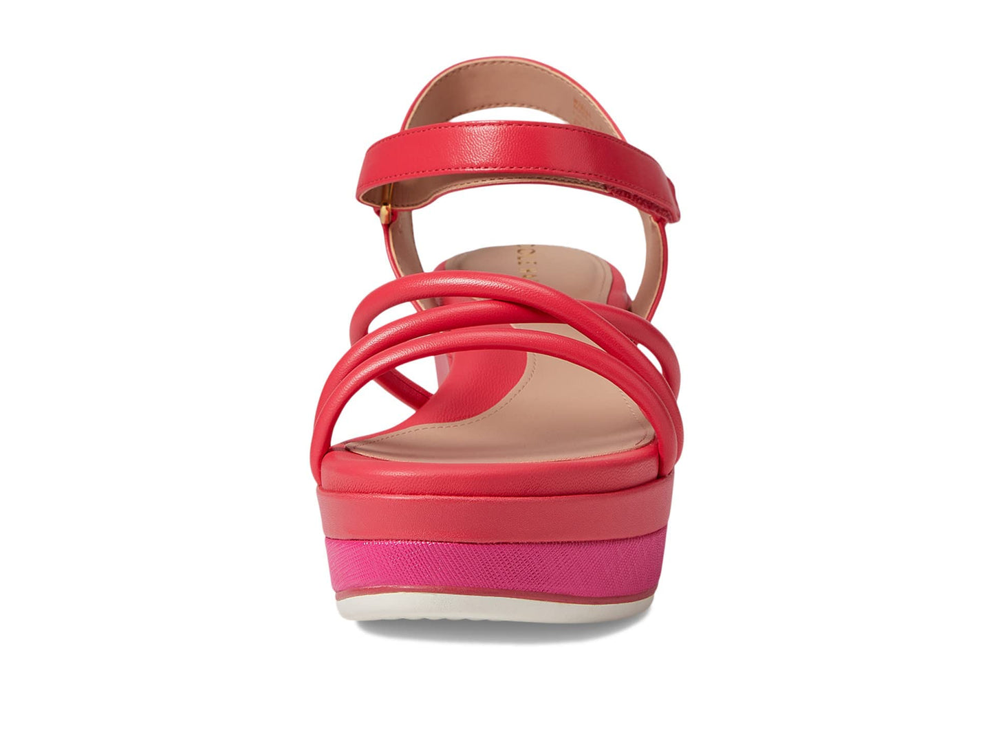 Cole Haan Grand Ambition Addison Flatform Wedge Geranium Leather 10.5 B (M)
