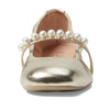 Stuart Weitzman Goldie Ballet Flat Light Gold 10 B