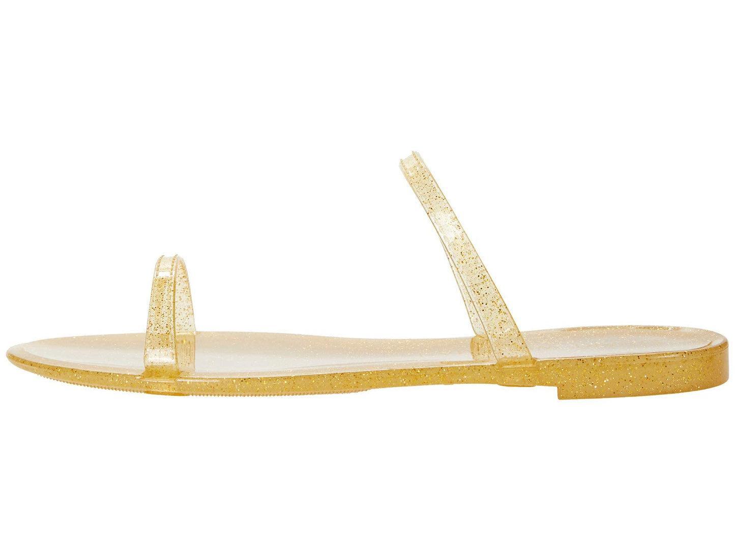 Stuart Weitzman Sawyer Slide Gold 11 M