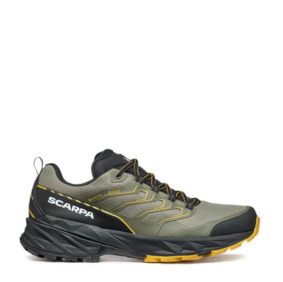 SCARPA Men's Rush 2 GTX Waterproof Gore-Tex Shoes for Hiking - Moss/Sulphur - 11.5 Women/10.5 Men