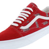 Vans Old Skool Mens Shoes Size 6.5, Color: Vans Misprint Red/White