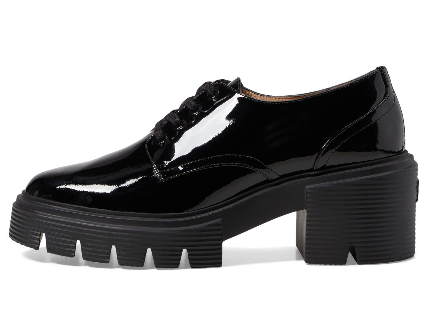Stuart Weitzman Womens Soho Derby Black, 9 Medium